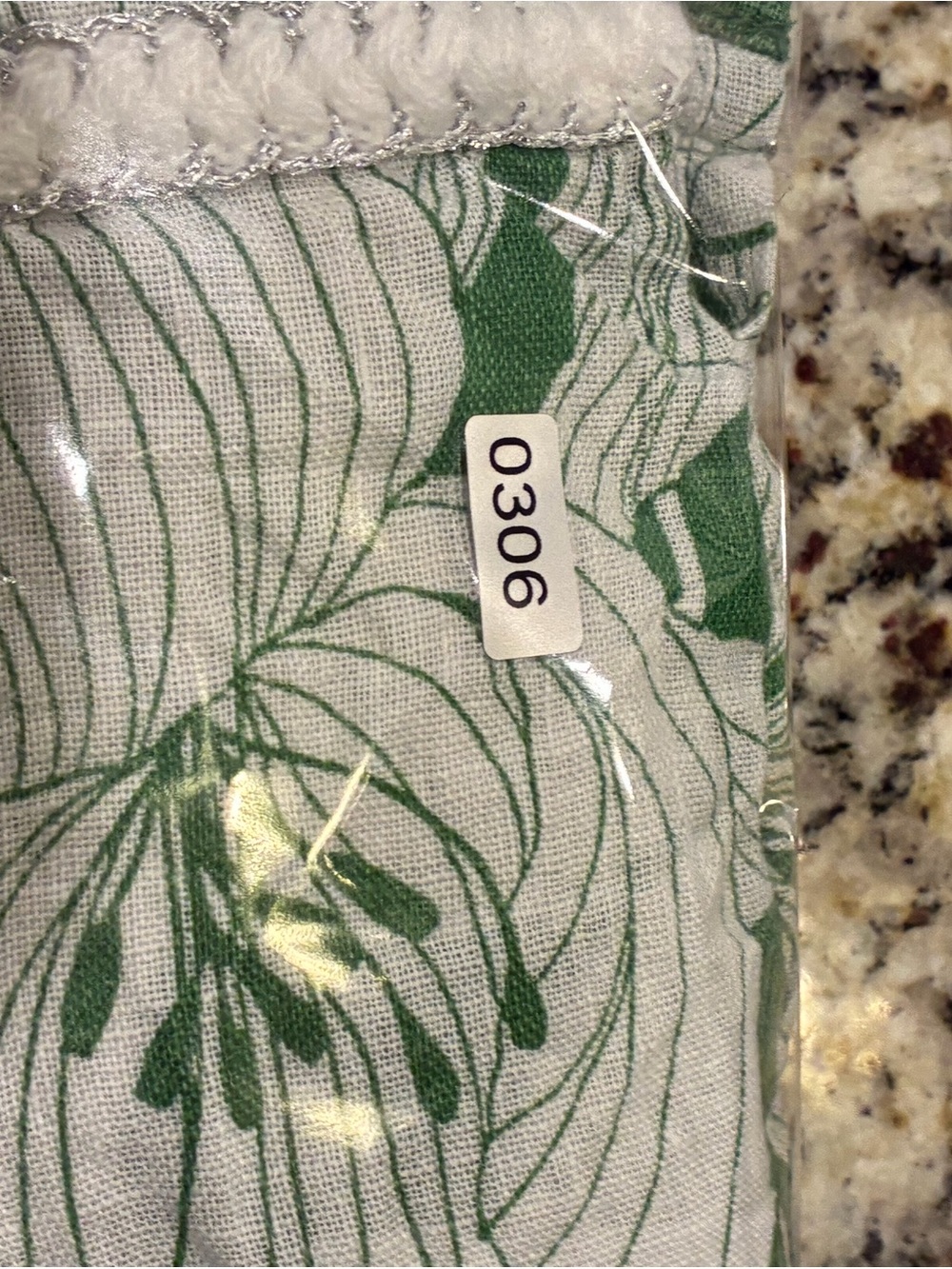 Tahari Green and White Floral Peasant Tunic - Picture 8 of 8